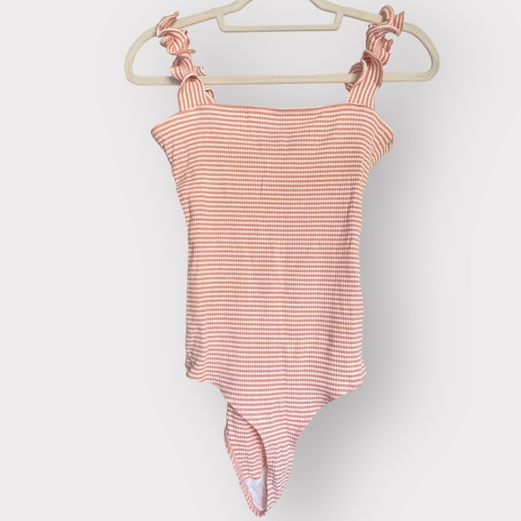 EUC Reformation Hampton Stripe Bodysuit | Large - Picture 2 of 6